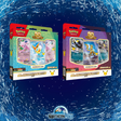 Pokémon 30th Celebration Battle Deck Assortment — Espeon ex and Umbreon ex product artwork; sealed case of 6 decks
