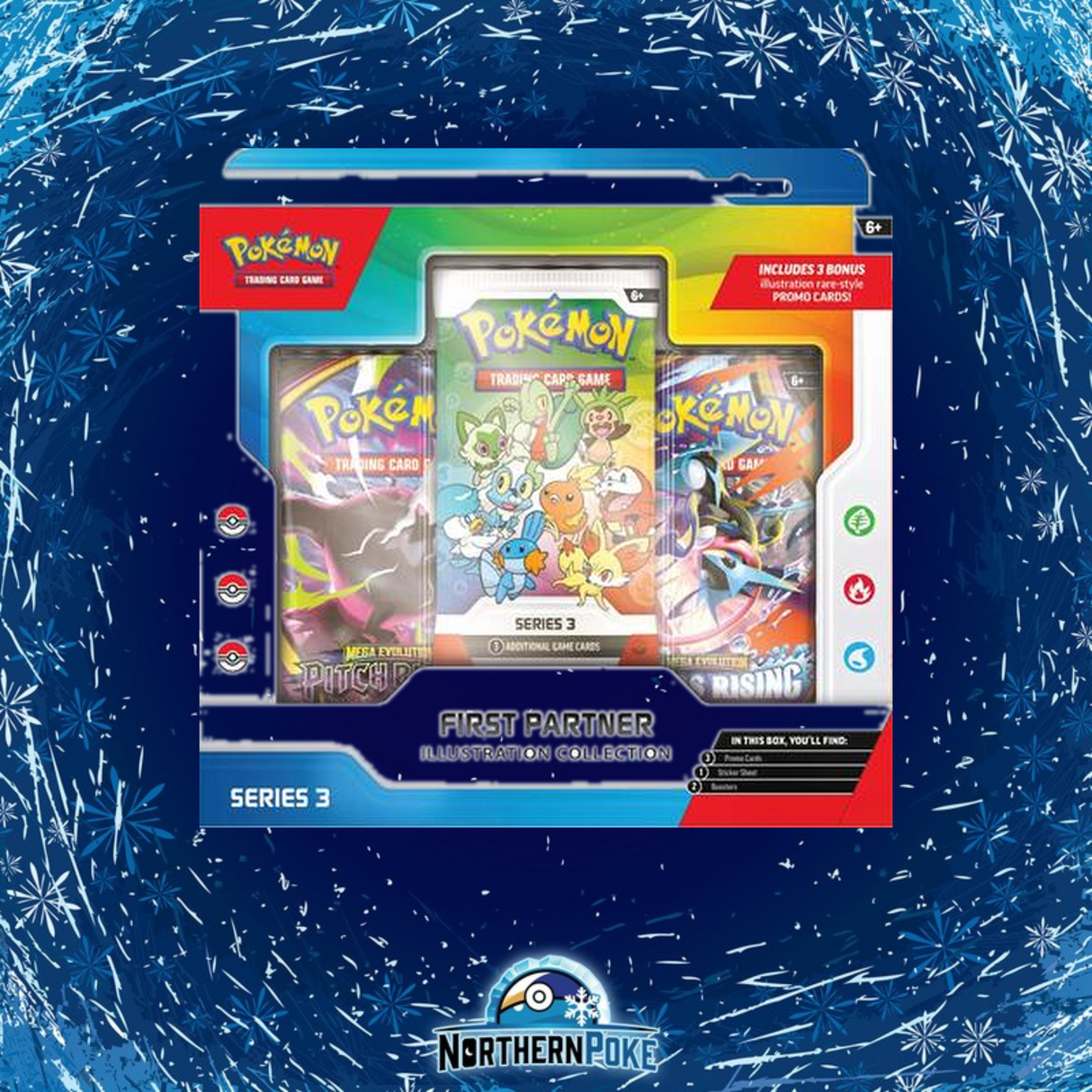 Pokémon TCG: First Partner Illustration Collection — Series 3 (SHIPS Approx 8/7/2026)