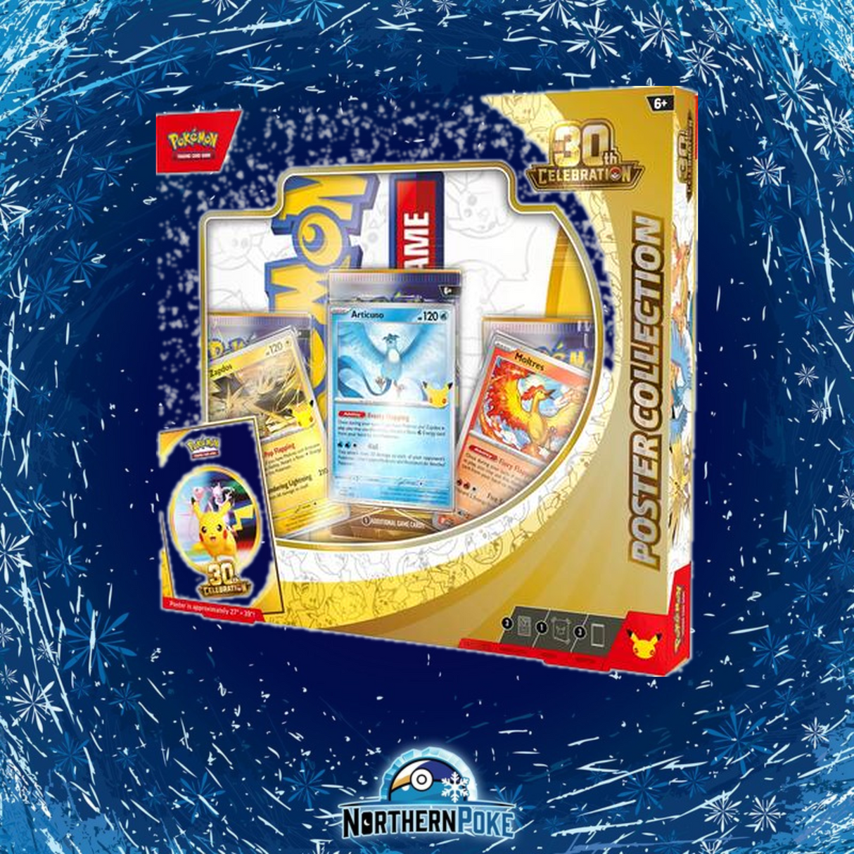 Pokémon TCG: 30th Celebration Poster Collection: PRE-ORDER - SHIPS WEEK OF 9/23