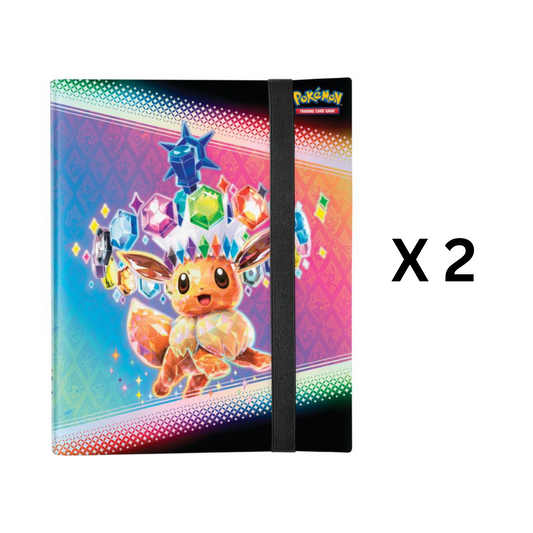 TWO Prismatic Evolutions - Eevee Binder